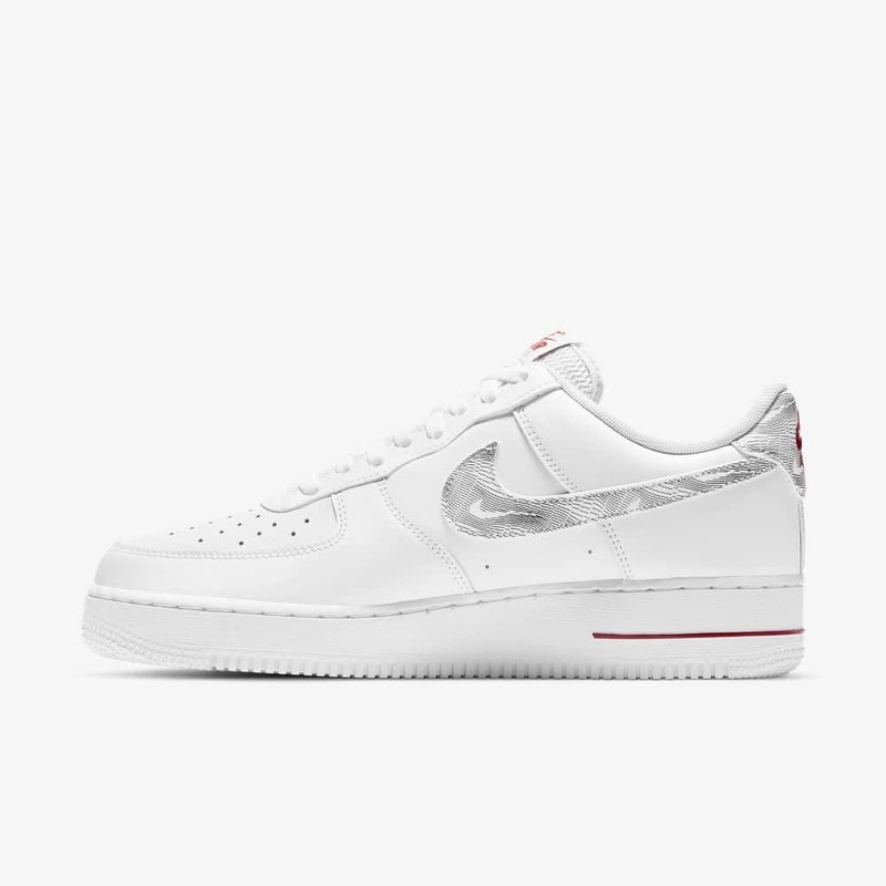 Nike air force discount 1 white/black/university red